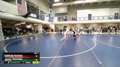 145 lbs Round 1 - Charlise Matsuda, Summit Academy High School vs Abigail Trayhorn, Bear River