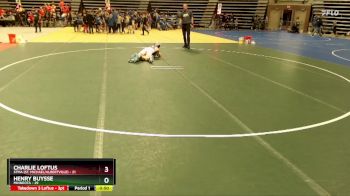 102 lbs Finals (8 Team) - Charlie Loftus, STMA (St. Michael/Albertville) vs Henry Buysse, Minneota