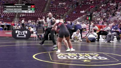 190 lbs First Round - Esmeralda Tellez, Reading-G vs Morgan Reichard, Central Columbia-G