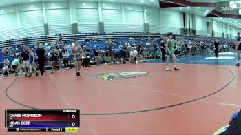 114 lbs Semifinal - Chase Morrison, MI vs Noah Eger, OH