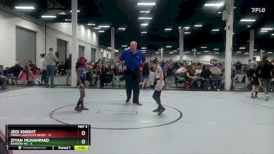 52 lbs Round 6 (10 Team) - Ziyan Muhammad, Rangers WC vs Jedi Knight, Finger Lakes Elite White