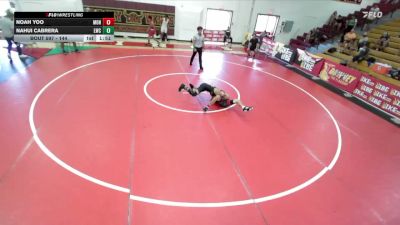 144 lbs Cons. Round 3 - Nahui Cabrera, Lobos Wrestling Club vs Noah Yoo, Riverside Rascals