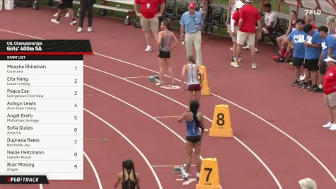 High School Girls' 400m 5A, Prelims 1