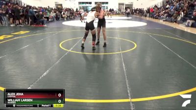 138 lbs Cons. Round 4 - Alex Jeha, Canyon vs William Larsen, Warren