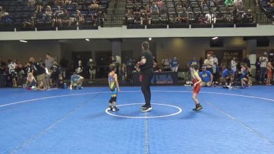 45 lbs Champ. Round 2 - Timothy Wakefield, Young Guns Wrestling Club vs Timur Zverev, Punisher Wrestling Company