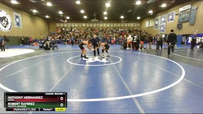 144 lbs Champ. Round 2 - Anthony Hernandez, Arvin vs Robert Ramirez, Pacifica (Oxnard)