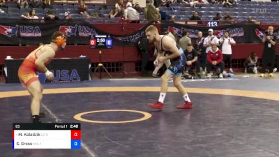 65 lbs Cons. Round 4 - Matthew Kolodzik, New York Athletic Club vs Seth Gross, Sunkist Kids Wrestling Club