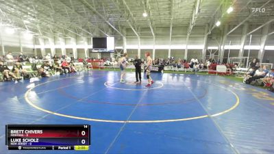 150 lbs Semis & 1st Wrestleback (8 Team) - Brett Chivers, Montana vs Luke Scholz, New Jersey