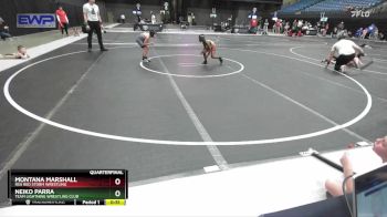 61-64 lbs Quarterfinal - Montana Marshall, RSA Red Storm Wrestling vs Neiko Parra, Team Lightning Wrestling Club