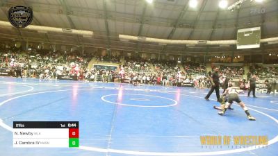 61 lbs Quarterfinal - Nixon Newby, Westlake vs John Cambra IV, Mat Assassins