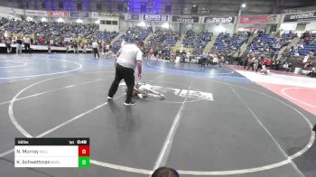 52 lbs Semifinal - Nolan Murray, Valley Bad Boys vs Kenton Schwettman, Badlands Elite