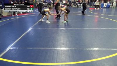 72 lbs Round Of 32 - Ilyar Islamov, Gladiator W.C. vs Bentley Durkalski, Phoenix W.C.