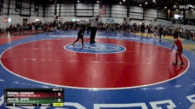 55 lbs Round 5 (6 Team) - Mckyel Smith, DARKHORSE WRESTLING CLUB vs Rowan Johnson, CAPITAL CITY WRESTLING CLUB