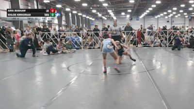 80 lbs Round 4 (2:15pm Saturday) - Aria Bushaw, Lady Reapers vs Khloe Kirkorian, Team VA/USA