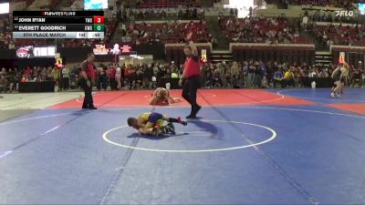 46 lbs 5th Place Match - Everett Goodrich, Chinook Wrestling Club vs John Ryan, Thermopolis Wrestling Club