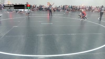 81 lbs Round 2 (6 Team) - Robert Gibbs, Backyard Brawlers vs Quinton Fall, Treehouse WA