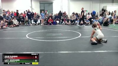 65 lbs Round 2 (6 Team) - Julie Fleming, Mat Assassins vs Lucy Shumaker, Misfits Strength