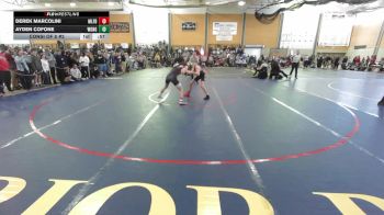 126 lbs Consi Of 8 #2 - Derek Marcolini, Milford vs Ayden Cofone, Windham/GNG/Westbrook