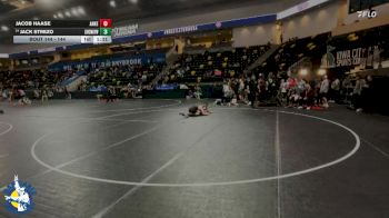 144 lbs Champ. Round 1 - Jacob Haase, Ankeny vs Jack Strezo, New Lenox (Lincoln-Way West)