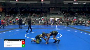 67 lbs Consolation - TJ Lovell, Hammer Time vs Braden Perez, Blue T Panthers