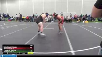 285 lbs Round 1 (4 Team) - Kale Kaufmann, Nebraska Blue vs Charlie Green, Wyoming Gold