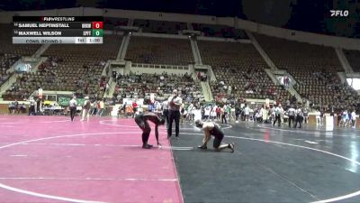 6A 190 lbs Cons. Round 3 - Maxwell Wilson, Spanish Fort vs Samuel Heptinstall, Brookwood Jr-Sr