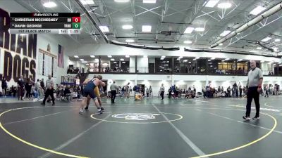 285 lbs 1st Place Match - Christian McChesney, Baldwin Wallace vs Davin George, Trine