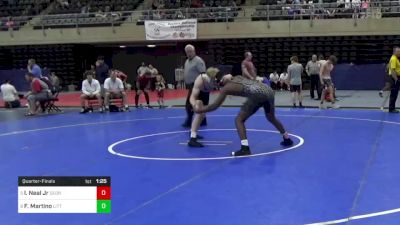 189 lbs Quarterfinal - Ivan Neal Jr, Georgetown, DE vs Frankie Martino, Little Falls, NJ