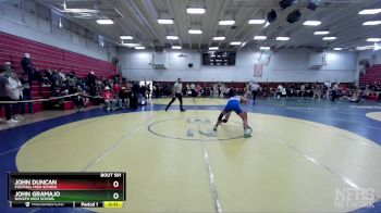 128 lbs Cons. Round 2 - John Duncan, Foothill High School vs John Gramajo, Novato High School