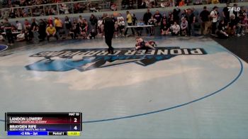 84 lbs Cons. Round 3 - Landon Lowery, Interior Grappling Academy vs Brayden Rife, North Pole Wrestling Club