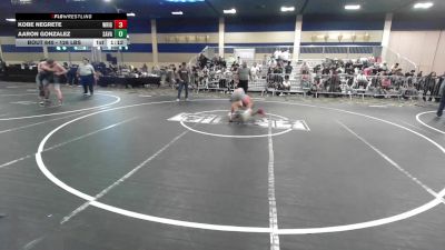 126 lbs Round Of 16 - Kobe Negrete, Wright Wreslting Academy vs Aaron Gonzalez, Savage House WC