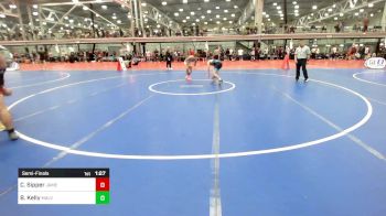 113A lbs Semifinal - Carmine Sipper, James Caldwell Hs vs Brendan Kelly, Malvern Prep