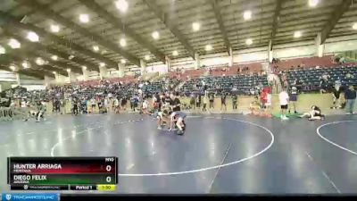 120 lbs Semifinal - Diego Felix, Arizona vs Hunter Arriaga, Montana