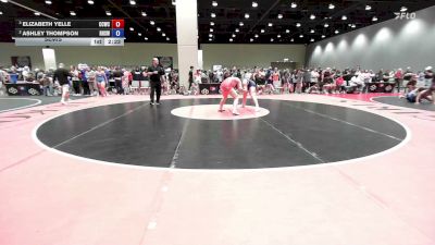 155 lbs Semis - Elizabeth Yelle, Cowboy / Cowgirl Wrestling Club vs Ashley Thompson, Rogers High School Wrestling