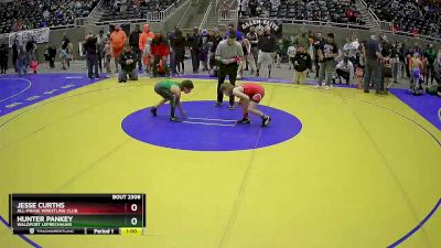 84 lbs Quarterfinal - Hunter Pankey, Waldport Leprechauns vs Jesse Curths, All-Phase Wrestling Club