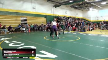 144 lbs Cons. Round 3 - Daksh Adengada, Dublin Jerome vs Nathan Craig, Fremont Ross