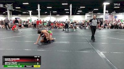 132 lbs Round 2 (6 Team) - Gavin Maguire, Precision WC vs Bryce Paley, Orchard South WC