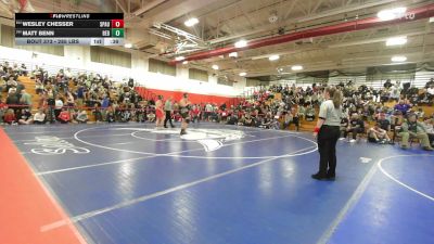 285 lbs Consolation - Wesley Chesser, Spaulding vs Matt Benn, Bedford