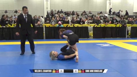 Emme Annie Bringeland vs Willow D. Crawford 2024 World IBJJF Jiu-Jitsu No-Gi Championship