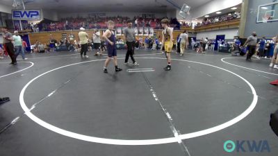 100-105 lbs Rr Rnd 4 - Tyce Baker, Midwest City Bombers Youth Wrestling Club vs Dashel ONeal, CCYO