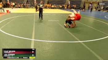 160 lbs Quarterfinals (8 Team) - Clay Wilson, Alexandria vs Leo Zweber, Centennial