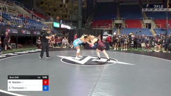 200 lbs Rnd Of 32 - Makayla Walden, Utah vs Zahara Thompson, Colorado