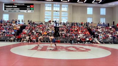 132 lbs Champ. Round 1 - Bennett Sberna, Montgomery Bell Academy vs Parker Dunn, Brentwood Academy