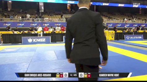 Kamden Wayne Hunt vs Gian Enrique Arce-Rosario 2026 Pan Jiu Jitsu IBJJF Championship