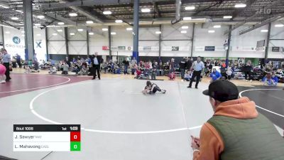 49 lbs Rr Rnd 1 - Jacob Sawyer, Mat Demon WC vs Lucas Mahavong, Eagle Point Youth