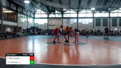119-122 lbs Cons. Round 1 - Kingston Peterson, Kewanee vs Carter DiBenedetto, Lincoln Way Wrestling Club