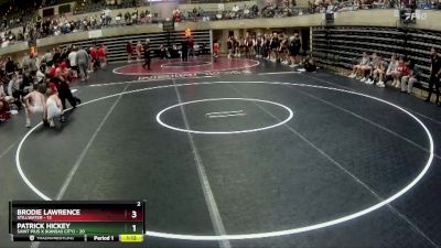 107 lbs Round 1 (4 Team) - Patrick Hickey, Saint Pius X (Kansas City) vs Chase Lawrence, Stillwater