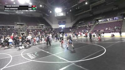 59 lbs Champ. Rd Of 16 - Buck Johnson, GRIT Athletics Wrestling Club vs River Robison, Black Fox Wrestling Academy