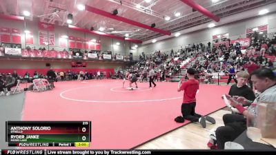 215 lbs Champ. Round 2 - Anthony Solorio, Othello vs Ryder Janke, Moses Lake