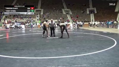 7A 150 lbs Quarterfinal - Toby Hymel, Daphne vs Tristan Cliatt, Smiths Station Hs